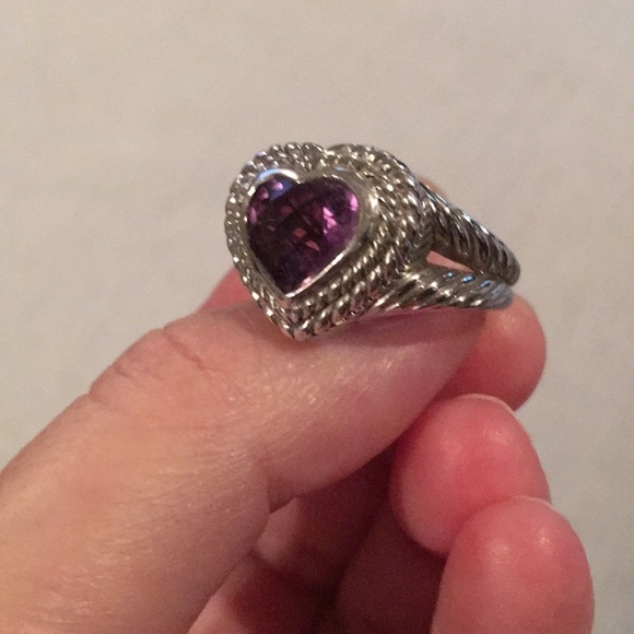 Judith Ripka Jewelry - Judith Ripka sterling Amethyst ring
